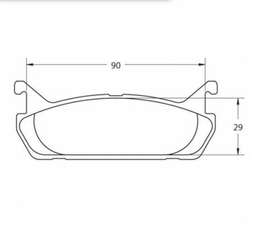 PFC Brake Pads 0458.08.13.44 REAR - Competition Motorsport